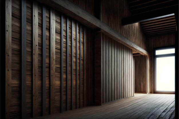 Captivating Burned Wood Wall: Elevate Your Space!