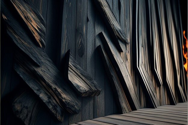 Burned Wood Wall: Elevate Your Space with Unmatched Elegance