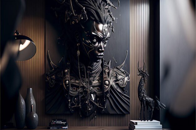 Burned Wood Wall: A Statement of Elegance and Strength