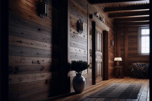 Burned Wood Wall: A Statement of Timeless Elegance