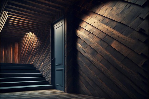 Captivating Burned Wood Wall