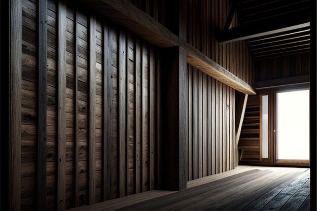 Burned Wood Wall: Elevate Your Space with Timeless Elegance