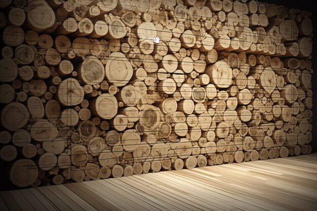 Circular Log Wall Decor: A Timeless Touch for Your Home