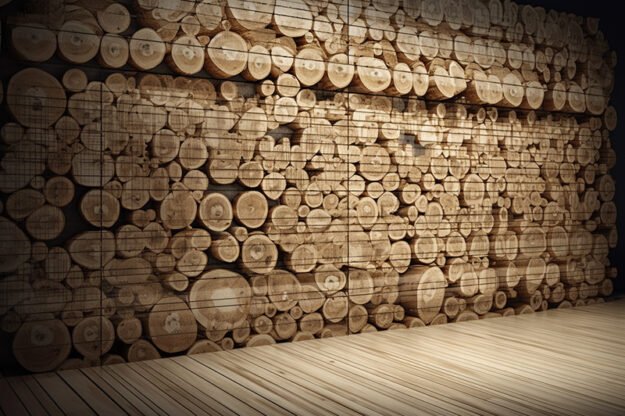 Circular Log Wall Decor: Transform Your Space with Natural Elegance