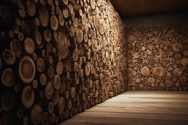 Circular Log Wall Decor to Elevate Your Space