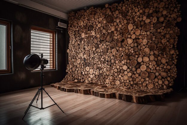 Circular Log Wall Decor: Elevate Your Space with Nature's Beauty