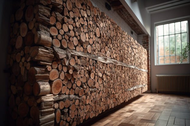 Circular Log Wall Decor: Elevate Your Space Today!