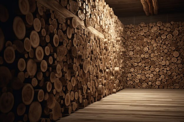 Circular Log Wall Decor: Transform Your Space