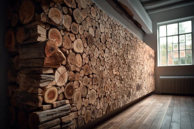 Circular Log Wall Decor: Transform Your Space