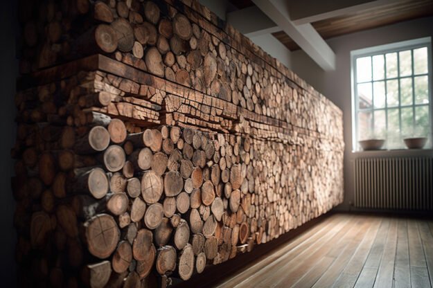 Circular Log Wall Decor: Elevate Your Space with Nature's Beauty