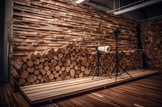 Captivating Circular Log Wall Decor: A Touch of Rustic Elegance