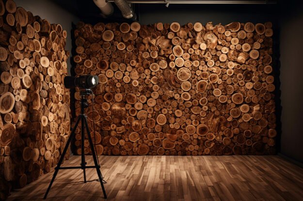Circular Log Wall Decor: Elevate Your Space with Natural Elegance