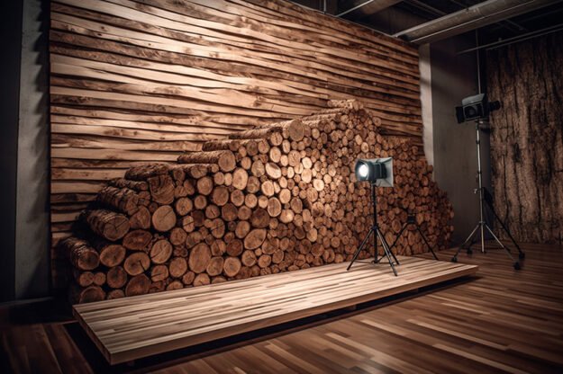 Circular Log Wall Decor: Elevate Your Space with Nature's Artistry