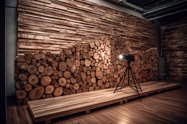 Circular Log Wall Decor: Transform Your Space into a Natural Haven