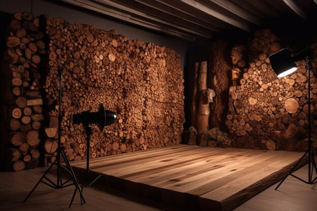 Circular Log Wall Decor: Elevate Your Space with Nature's Elegance