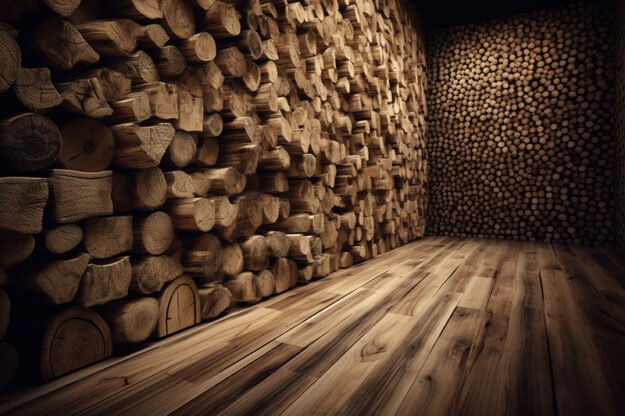 Enchanting Circular Log Wall Decor: Transform Your Space with Natural Elegance