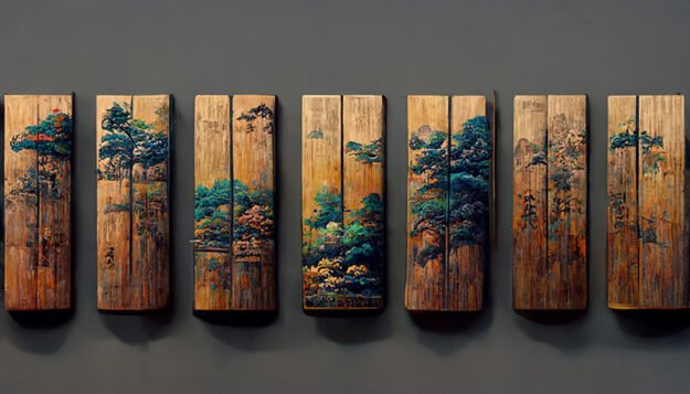 Painted Wood Wall Decor: Elevate Your Space with Nature’s Touch