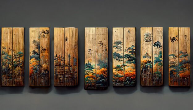 Painted Wood Wall Decor: Transform Your Space with Nature's Elegance
