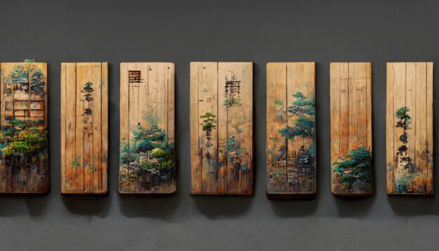 Painted Wood Wall Decor: A Masterpiece for Your Home