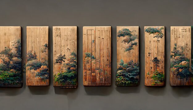 Painted Wood Wall Decor: Elevate Your Space with Nature's Touch