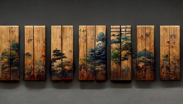 Painted Wood Wall Decor: Elevate Your Space with Natural Elegance