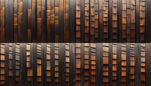 Burned Wood Wall Art