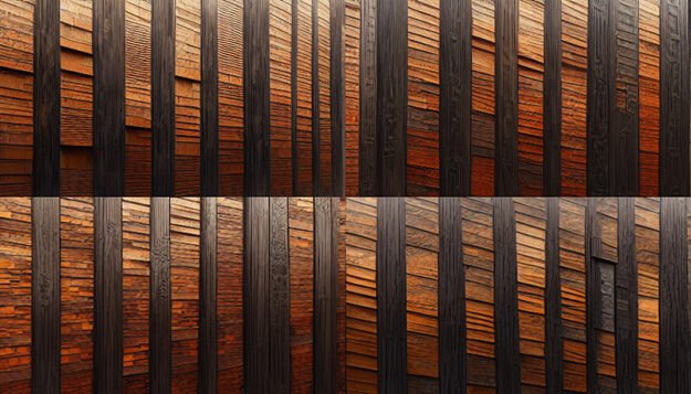 Burned Wood Wall Art -