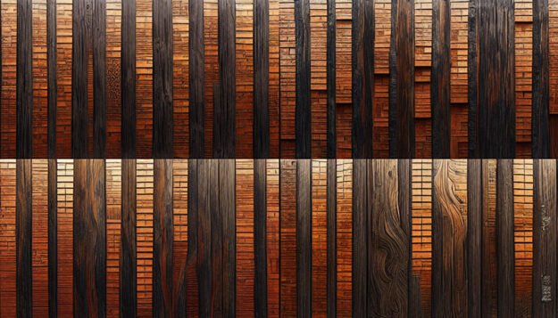 Burned Wood Wall Art -