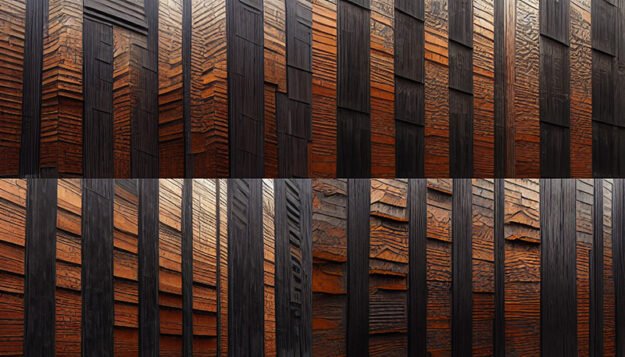 Burned Wood Wall Art
