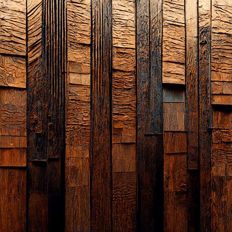 Burned Wood Wall Art -