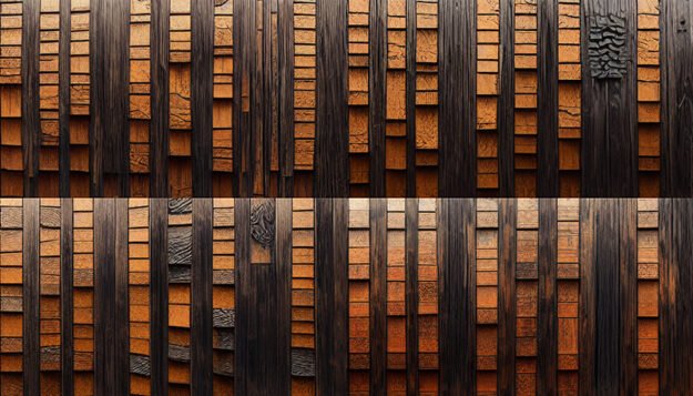 Burned Wood Wall Art -
