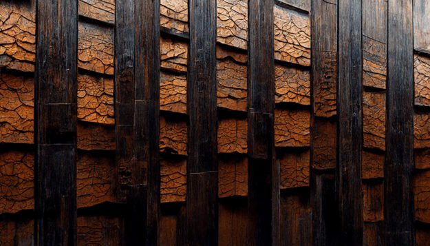Burned Wood Wall Art -