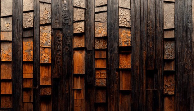 Burned Wood Wall Art -