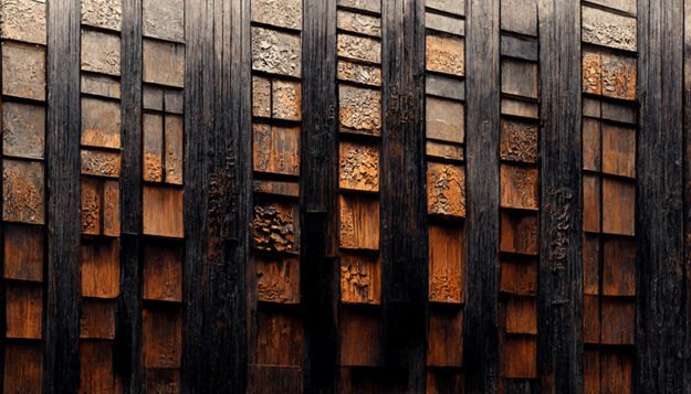 Burned Wood Wall Art