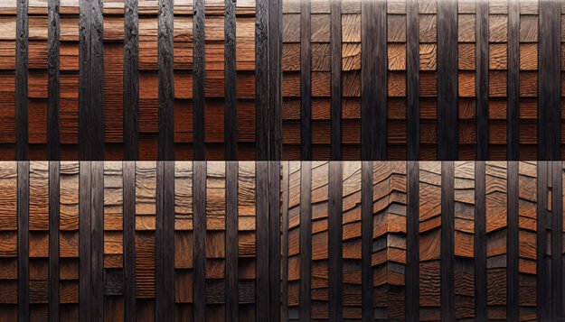 Burned Wood Wall Art -