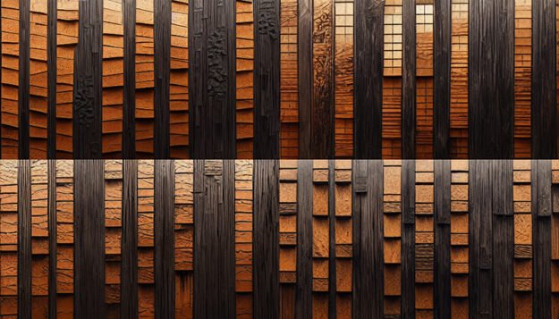 Burned Wood Wall Art: