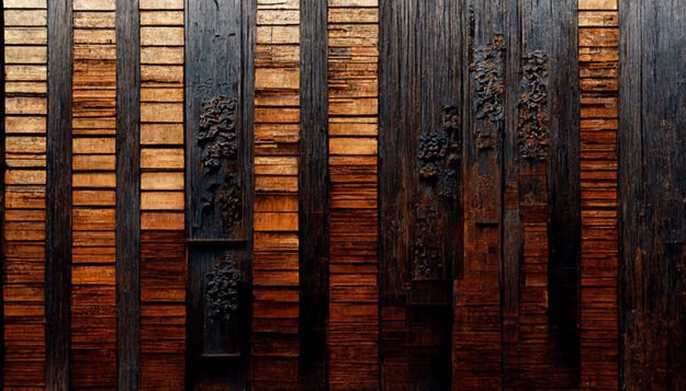 Burned Wood Wall Art -