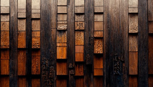 Burned Wood Wall Art -