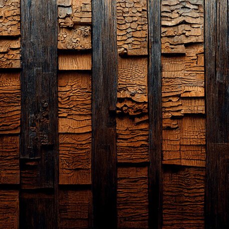 Burned Wood Wall Art -