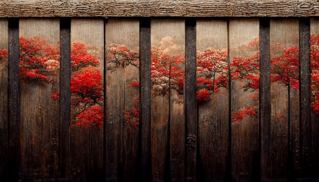 Burned Wood Wall Decor -