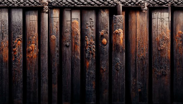 Burned Wood Wall Decor -