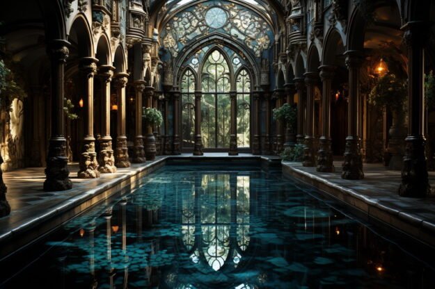 Enigmatic Sanctuaries: The Allure of Dark Academia Meets Vampire Aesthetics